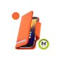 Kalaideng - Cover Case Folio Series Versal Universal Fastener 62 to 74mm width and height 140mm- Orange (Electronics)