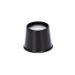 GOLDI FLORA OPTICS - MG 13B-5 - WATCHMAKER'S LOUPE - about 8x magnification - 25mm lens diameter - inclusive 1x MIKROFASERTUCH FREE - inclusive 1x credit card with (approximately 2.5x magnification) (office supplies & stationery)