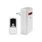 mumbi doorbell wireless doorbell - Plug In for outlet + flashing light / to 75 meter range (tool)