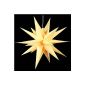 Anna Berger folding star - Christmas Star - Yellow 70cm Erzgebirge