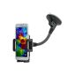 Universal 360 ° Cars Auto gooseneck Cell Phone Stand Holder f. Samsung Galaxy S5 / S5 Mini / S5 Active etc. (electronics)