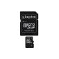 Kingston SDC10 / 16GB micro SDHC card / SDXC Class 10 UHS-I 16GB minimum speed of 10MB / s with SD Adapter (Personal Computers)
