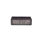 Alarm Clock Table Clock LCD in different colors Lexon FLIP, color: dark gray (household goods)