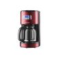 Grundig KM 6330 Coffee Red Sense (1.8 L, digital, programmable start time) metallic red (household goods)