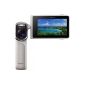Sony Camcorder HDRGW55VEW.CEN flash memory Micro SD / SDHC Full HD 20.4 megapixel 10x optical zoom Waterproof 5m White (Electronics)