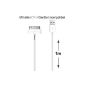 Original iProtect® USB charging cable data cable 1 meter white for iPhone and iPod 4S 4 3GS 3G 2G Classic Touch Nano Photo Mini (Electronics)