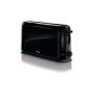 Philips HD2598 / 90 Black Toaster 7 Temperatures ultra-long slot (Kitchen)