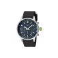 Aviatica Mens Watch Chronograph 100m black with green 06,137,004 (clock)