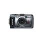Olympus TG-1 digital camera (12 megapixel CMOS sensor, 4x opt. Zoom, 7.6 cm (3 inch) OLED screen, F2.0 lens, GPS, waterproof to 12 m, cold-resistant, dust shock, and shatter-proof) Silver (Electronics)