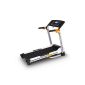 Klarfit Pacemaker X20 Professional treadmill electrically connected monitor (foldable, 16km / h / 1,75PS;. 4 hp max / engine, muffled tread, 16% adjustable pitch, 16km / h, 25 exercise programs, Trainigscomputer, with chest strap) silver