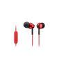 Sony MDR-EX110APR In-ear headphones red (Wireless Phone Accessory)