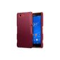 Terrapin Rubberized Case for Sony Xperia Z3 Compact Case - Solid Red (Electronics)