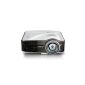 BenQ MX812ST DLP projector (Contrast 4600: 1, 3500 ANSI lumens, XGA 1024 x 768 pixels, 3D Ready, LAN, USB 2.0, HDMI) black / white (Electronics)