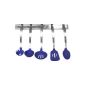 Fackelmann silicone kitchen tools set with railing strip, 12 pcs.  (Household goods)