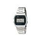 Casio - A158WA-1D - Vintage - Mixed Watch - Quartz Digital - LCD Dial - Bracelet Grey (Watch)