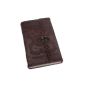 Indra Book of luxury leather notes and paper made by hand with a clasp - 145x240mm (Journal)