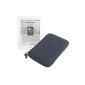 DURAGADGET Cover Case rigid EVA BLACK compatible with the new Kobo Glo HD (exit 2015) and Kobo Glo 6 