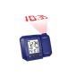 LA CROSSE TECHNOLOGY WT535 weather station alarm clock - blue WT535BLU-BLA (Electronics)