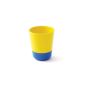PLASTOREX Cup - Melamine - Yellow / Blue Slip (Baby Care)