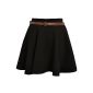 Paramount flared skater skirt with belt Stretch fabric Kingdom (Clothing)
