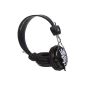 WeSC Conga Black OnEar headphones (incl. Hands-Free Unit & Adapter for Sony Ericsson & Nokia) (Electronics)