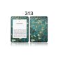Kindle Paperwhite TaylorHe Decals Stickers Vinyl Skins blue / green tree in blossom (Electronics)