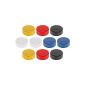 Magnetic holder Magnum, diameter 34 x 13 mm, 10 pieces, 5 assorted colors (Office supplies & stationery)