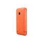 Nokia Flip Shell Clip-On Hard Case Cover for Nokia Lumia 530 - Bright Orange (Accessories)