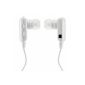 deleyCON Bluetooth In Ear Headset Earphone - [White] - Stereo - for mobile, PC, Tablet, iPhone, Smartphone, Apple Mac (Electronics)