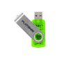 Platinum USB 8GB Green Transparent (Accessory)