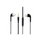 Headphones Handsfree Stereo Headset with Microphone and original Black Call Button Samsung Galaxy S5 EO-EG900BB (Electronics)