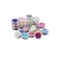 24 x Colors Sparkling Glitter Powder For Nails Deco False UV Gel Nail (Kitchen)