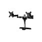 ARCTIC - Z2 Pro (EU) - Desktop Stand for dual flat panel - VESA 75 x 75 / 100x 100 - Swivel and Tilt - For monitors and televisions from 13 to 27 inches (33cm to 69cm) - Includes 4-port USB hub with mains adapter (Accessory)