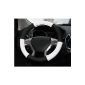 Steering Wheel Cover Leather black Universal
