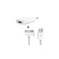 Apple Premium iPod Touch iPhone 4S 4 3GS 3G Power Supply + USB Data Cable.