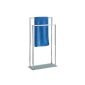 WENKO 17775100 towel rack style with 2 bars - clothes rack, stepped, steel, 46 x 82 x 20 cm, chromium (household goods)