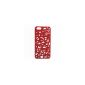 Bingsale Apple iPhone 5s 5 Original Bird's Nest Snap On Hard Cover Case Cover Skin Case Cover in Red (Electronics)