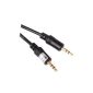 Apple iPod and iPhone adapter for car stereo - Cable with 3.5mm Aux Jack (Stereo Male - Male Stereo Cable) - MP3 to Car or Stereo (Electronics)