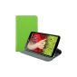 kwmobile® LEATHER 360 premium LG G Pad 8.3 HD Green with media function and Auto Sleep / Wake Up (Electronics)