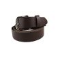 Real leather belt men's belt in 5 different patterns black / light brown / dark brown / beige brown | Bund Weitern of 90cm - 145cm = total length up to 160cm (Textiles)