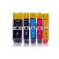 Print cartridge for Canon PGI550 XL, XL Canon Pixma iP7250 CLI551, MG5450, MG6350, MX725, MX925 (5 pieces) compatible (Office supplies & stationery)
