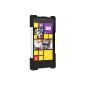 Amzer two hybrid shell layers with Kickstand for Nokia Lumia 1020 Black / white (Wireless Phone Accessory)