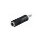 Adapter jack 3.5mm stereo> 6.3mm stereo jack (Electronics)