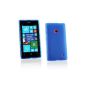 Me Out Kit FR TPU Gel Case for Nokia Lumia 520 - Blue Frost printing (Wireless Phone Accessory)