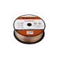Mutec-cable 2 x 2.5 mm² Cable Speakers 50m PVC Transparent (14 gauge) With sequential markings M per meter.  -50 Coil meters (Electronics)