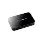 aLLreli ® Ultra Slim USB 3.0 5-in-1 Card reader Card Reader 5 Super Slots speed for SD, SDHC, SDXC, MS, MMC, XD, CF, M2, T-Flash, CF, CF Driver Memory Cards High-speed Black (Electronics)
