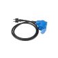 AS - Schwabe 60483 adapter cable with Winkelkuplung 230V / 16A / 3-pole, 1,5m H07RN-F 3G2,5, IP44 outdoor use (tool)