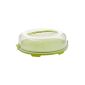 Rotho 7239001 Fresh bell Pie Polypropylene Green / Transparent 35.5 x 34.5 x 11.6 cm (Kitchen)