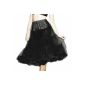 Hell Bunny Petticoat SWING black LONG (Clothing)