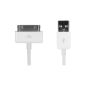 Artwizz USB cable for iPod, iPhone (Dock Connector to USB) white (accessory)